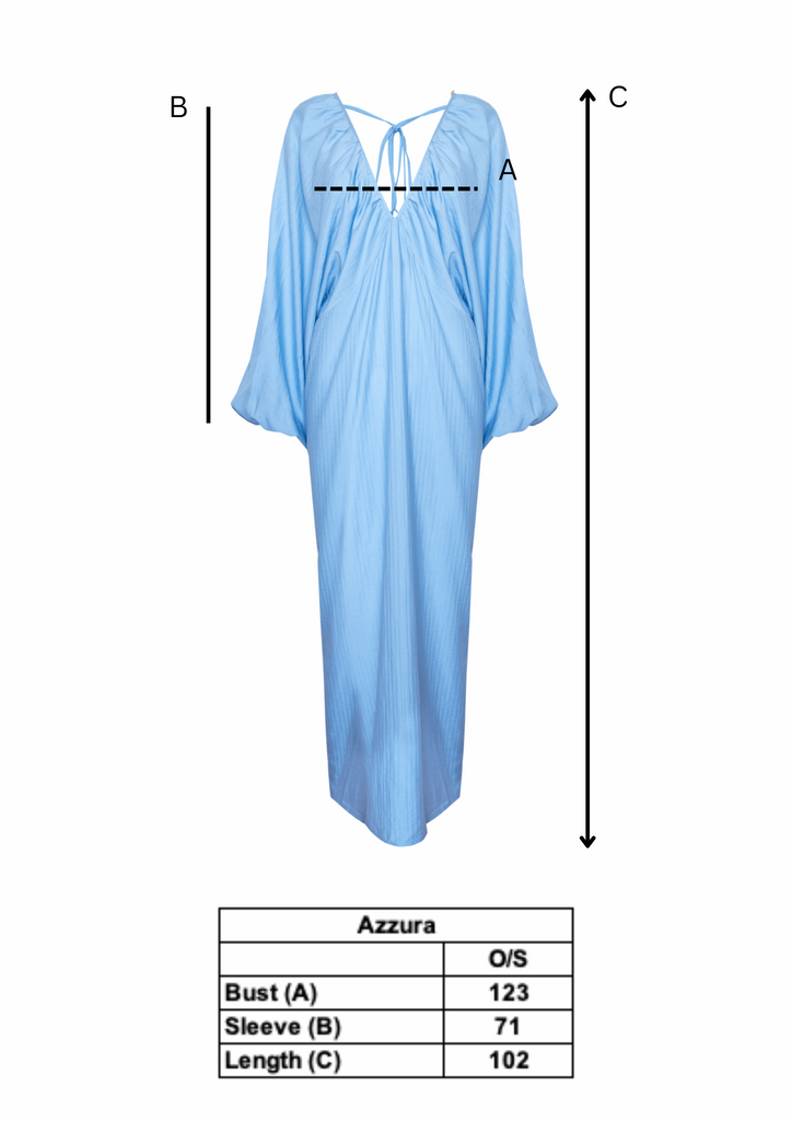 AZZURA DRESS BLUE