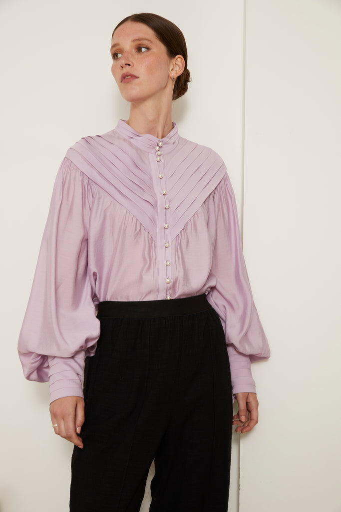 Jovana Ruby O Neck Top Black